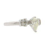 Lady's Diamond Solitaire Engagement Ring  .95 Carat T.W. 14K White Gold