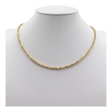 10k Yellow Gold 25” Byzantine Chain/ Real Gold Chain Necklace/ Classic Byzantine Yellow Gold Chain