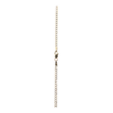 Ladies 14k Two-tone Gold 22” Butterfly Necklace/ Real Gold Buttery Necklace/ 14k Gold Curb Chain with Pendant
