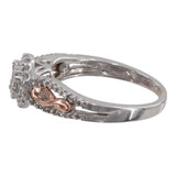 10k Two-Tone Diamond Engagement Ring