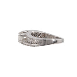 14k White Gold Diamond Wedding Ring Set