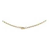14k Yellow Gold 21.5” Rope Chain