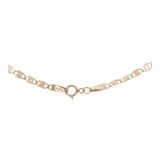 14k Tri-color Gold 15.5 inch Valentino Chain