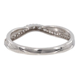 14k White Gold Diamond Band
