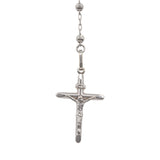 14k White Gold 17” Rosary
