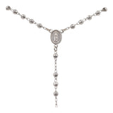14k White Gold 17” Rosary