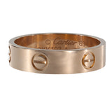 18K Rose Gold Authentic Classic Love Cartier Band Ring