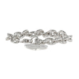 925 Silver Please Return To Tiffany & Co Heart Charm Bracelet