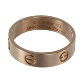 18K Rose Gold Authentic Classic Love Cartier Band Ring