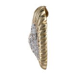 14K Two-Tone Gold Diamond Pendant 0.38Ctw