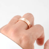 18K Rose Gold Authentic Classic Love Cartier Band Ring