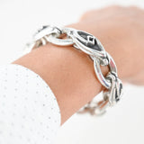 925 Sterling Silver Gothic Bold Bracelet
