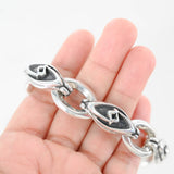 925 Sterling Silver Gothic Bold Bracelet
