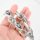 925 Sterling Silver Gothic Bold Bracelet