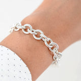 925 Silver Please Return To Tiffany & Co Heart Charm Bracelet