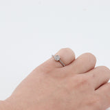 10k White Gold Diamond Classic Cluster Ring