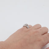 14k White Gold Diamond Wedding Ring Set