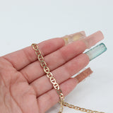 14k Yellow Gold 24 inch Mariner Link Chain