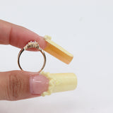 10k Yellow Gold Oval Ruby Cocktail Ring