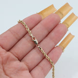 14k Yellow Gold 8.5” Rope Chain Bracelet