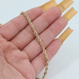 14k Yellow Gold 8.5” Rope Chain Bracelet