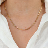 14k Yellow Gold 24” Curb Chain