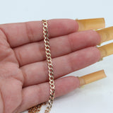 14k Yellow Gold 24” Curb Chain