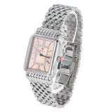 Michelle Deco II Diamond Desert Rose Pink Bracelet Watch 0.11 ctw