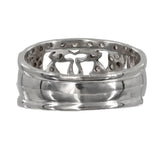 Ladies 14k White Gold Diamond Fashion Ring