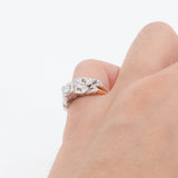 Lady's Diamond Solitaire Ring 11 Diamonds .25 Carat T.W. 14K Yellow Gold ring