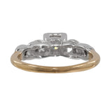 Lady's Diamond Solitaire Ring 11 Diamonds .25 Carat T.W. 14K Yellow Gold ring