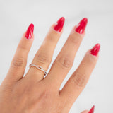 14K Rose Gold Diamond Solitaire Engagement Wedding Band Ring