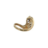 Ladies 14k Yellow Diamond Cocktail Ring
