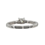 Ladies 14k White Gold Princess Cut Diamond Engagement Ring