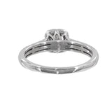 14k White Gold Princess Cut Diamond Engagement Ring