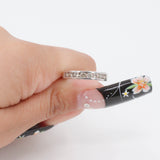 14k White Gold Channel Set Diamond Wedding Band