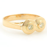 14K Yellow Gold Diamond Earrings, Pendant And Ring Jewelry Set - 0.80CTW