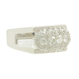 Ladies Estate 14K White Gold Round Old Mine-Cut Diamond Ring - 0.94CTW
