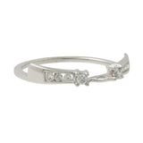 14K White Gold Princess-Cut Diamond Bridal Wedding Ring Set