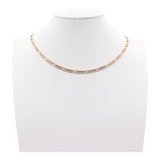 14k Yellow Gold 24” Figaro Chain