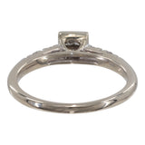 14k White Gold Princess Cut Diamond Engagement Ring
