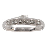 14k White Gold Diamond Solitaire Engagement Ring