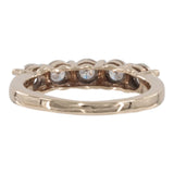 14k Yellow Gold Illusion Set Diamond Ring