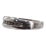 10k White Gold Channel Set Diamond Band