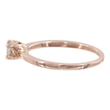14k Rose Gold Princess Cut Diamond Wedding Ring Set