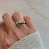 10K White Gold Marquise Cut Diamond Engagement