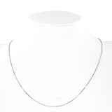 925 Silver Dainty Box Link Chain 24"