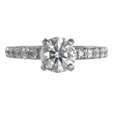 Platinum Diamond Engagement Ring With GIA Certificate 1.67Ctw