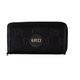 Gucci Leather and Nylon Off The Grid Zip Around Long Wallet Black