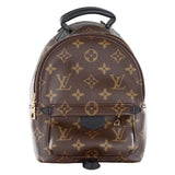 Authentic Louis Vuitton Palm Springs Mini Backpack Brown Canvas Monogram